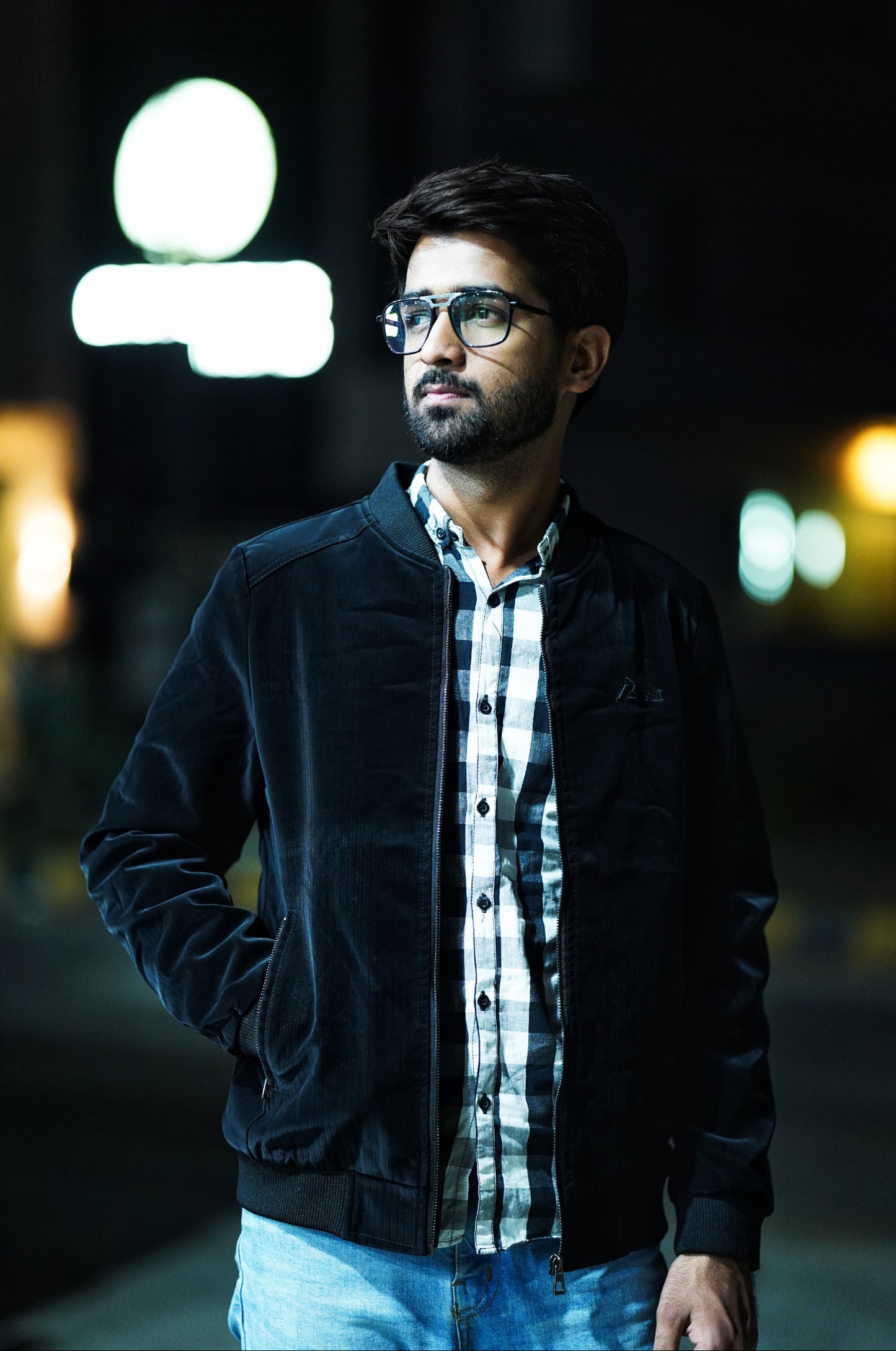 Classic Black Velvet Bomber Jacket – Effortless Winter Style